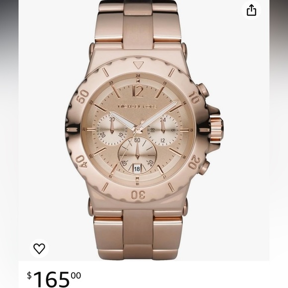 Rose Gold Michael Kors Men’s Watch - Picture 1 of 10